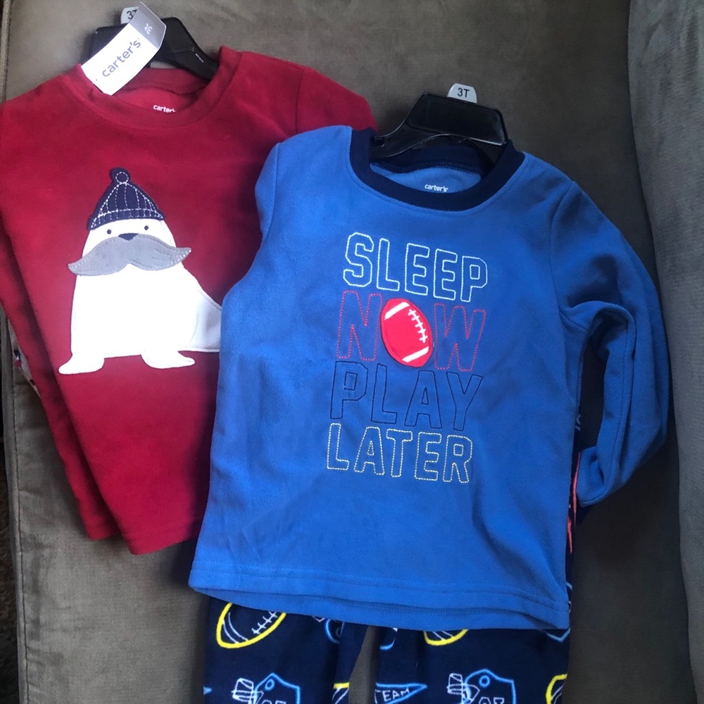 NWT Carters Fleece Pajamas